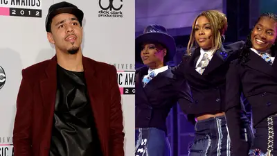 J. Cole Featuring TLC, 'Crooked Smile' - J. Cole called on one of the most iconic girl groups of all time for his introspective second single off Born Sinner. It's the North Carolina version of TLC's&nbsp;fourth Billboard No. 1, &quot;Unpretty.&quot;&nbsp;(Photos from left: Jason Merritt/Getty Images; KMazur/WireImage)