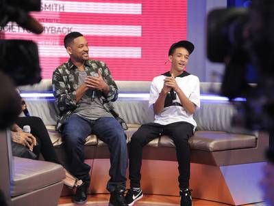 What Was that Again? - Will Smith and Jaden Smith at 106 &amp; Park, May 31, 2013. (Photo: John Ricard / BET)