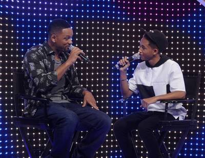 One on One - Will Smith and Jaden Smith at 106 &amp; Park, May 31, 2013. (Photo: John Ricard / BET)