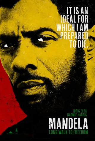 Mandela: Long Walk to Freedom: November 29 - Idris Elba&nbsp;plays the title role, the father of South Africa in his prime, viral and powerful. With&nbsp;Naomie Harris&nbsp;as Winnie Mandela, the film depicts&nbsp;Nelson Mandela's fight against the white leaders of his homeland and apartheid.   (Photo: Videovision Entertainment)