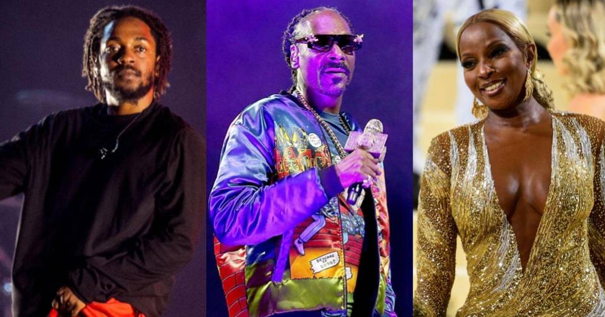 Kendrick Lamar, Snoop Dogg, Mary J. Blige Among Super Bowl 2022