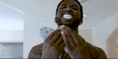The GUWOP Return Reign - Post-bid bod flaunt of the week goes to Gucci Mane, as his &quot;First Day Out tha Feds&quot; video hit the streets.(Photo: Guwop Enterprises/Atlantic Records)