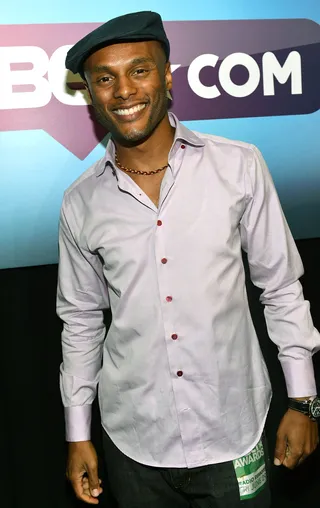Still Got It - Singer Kenny Lattimore looked great when he visited the radio remote room backstage at the Shrine.   (Photo: Alberto E. Rodriguez/Getty Images For BET)