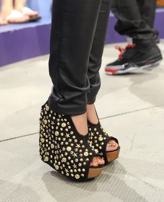 Stars and Studs - Cymphonique Miller at 106 &amp; Park, June 28, 2012. (Photo: John Ricard / BET)