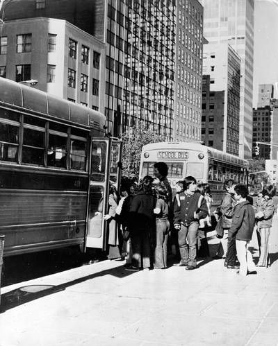 Swann vs. Charlotte-Mecklenburg Board of Education (1971) - To ensure students would receive equal educational opportunities regardless of their race, the High Court upheld busing programs to remedy racial imbalances in schools.&nbsp;(Photo: Keystone/Getty Images)