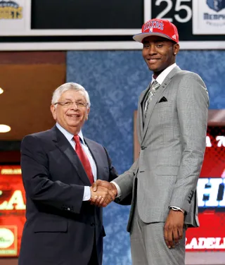 Maurice Harkless&nbsp; - Maurice Harkless from St. John's University was selected by the Philadelphia 76ers as the 15th overall pick. He is the&nbsp;Highest drafted St. John's player since 1992.(Photo: ADAM HUNGER /LANDOV/REUTERS)
