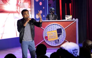 One Thing! - Childish Gambino performs at 106 &amp; Park, June 27, 2012.(Photo: John Ricard/BET)