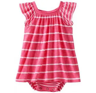 Sweet and Summery - Blue Ivy would be super comfy and cool throughout the show in this Bundle NYC striped onesie dress.&nbsp; (Photo: Courtesy Bundle NYC)