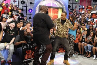 Show Some Love - Rick Ross takes the stage at 106 &amp; Park, June 26, 2012. (Photo: John Ricard / BET)