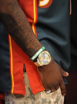 What Time Is It - Wale at 106 &amp; Park, June 26, 2012. (Photo: John Ricard / BET)