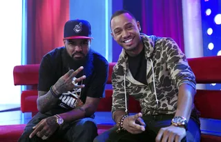Dueces - Stalley and Terrence J at 106 &amp; Park, June 26, 2012. (Photo: John Ricard / BET)