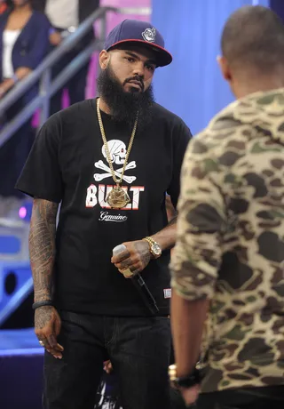 Stalley is the Truth - Stalley at 106 &amp; Park, June 26, 2012. (Photo: John Ricard / BET)