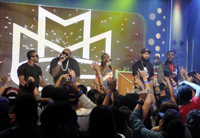 Maybach Music - MMG hit the island of Manhattan to drop their new album, Self Made, Vol. 3 on 106. Tonight at 6P/5C.(Photo: John Ricard/BET)