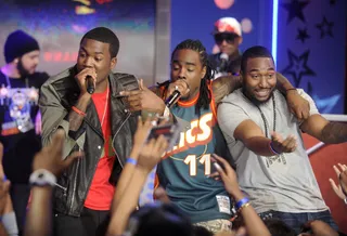 The Fam's All Here - MMG performs at 106 &amp; Park, June 26, 2012. (Photo: John Ricard / BET)
