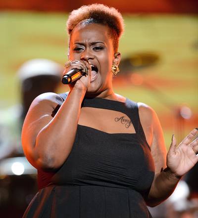 Amber Bullock - The winner of last season's Sunday Best hit the stage like a champ and made sure her presence was felt.(Photo: Michael Buckner/Getty Images For BET)