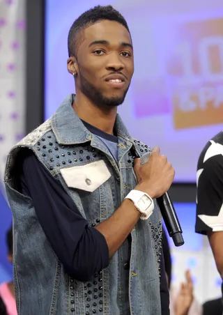 Respect The Rhinestones - Kendre at 106 &amp; Park, June 25, 2012. (Photo: John Ricard / BET)