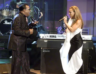 2003: Second Chances - In February 2003, Chante and her new husband Lattimore released a duet album called Things That Lovers Do, and two months later, they showed us: Chante gave birth to the couple's first child, son Kenny Jr.(Photo: Kevin Winter/Getty Images)