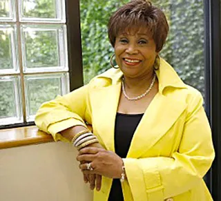 On the Mic - Vy spent a decade working at various NY radio stations such as WWRL AM, WRKS FM, and became New York's first Black female radio personality in primetime when she worked at WBLS FM.&nbsp; (Photo: Courtesy WWRL-AM)