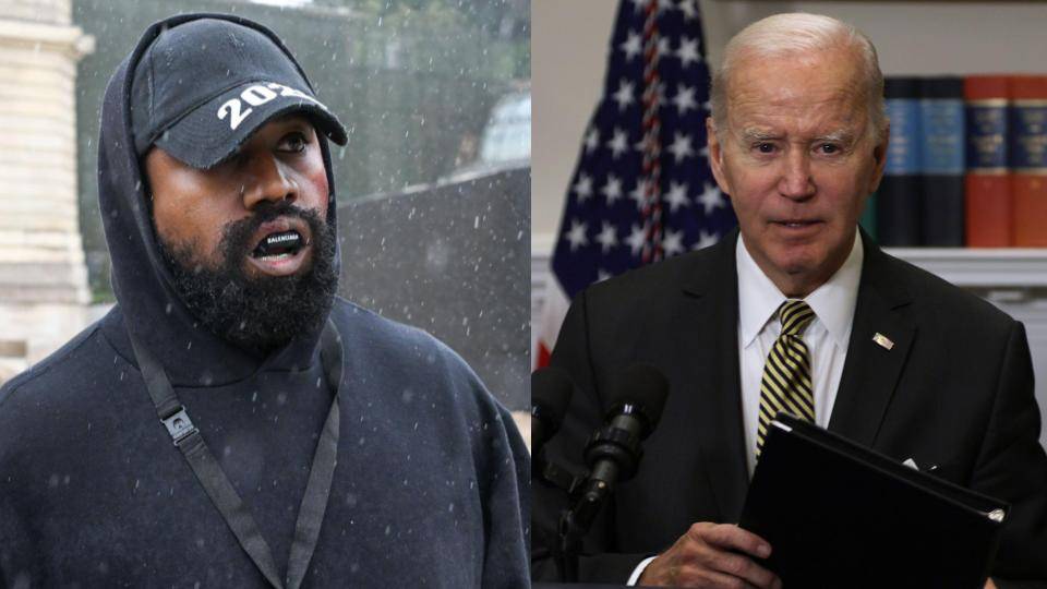 Kanye West Calls President Joe Biden A Slur While Apologizing For ...