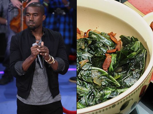 Kanye's Collard Greens Image 1 from RECIPE FOR DISASTER BET
