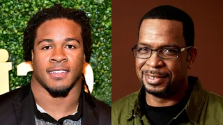 Devonta Meets Luther - Luther Campbell is very close with Devonta Freeman, a running back for the Atlanta Falcons who was drafted in 2014. Devonta mentions that Luke is like a father figure to him.(Photos from Left: Paras Griffin/Getty Images, Larry Busacca/Getty Images)
