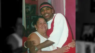 Grandma's Little Man - A throwback image of Nelly with his grandmother.    (Photo: BET)