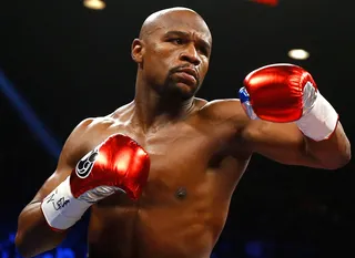 Floyd Mayweather - Floyd Mayweather's super-sharp boxing is always on the money. The (still!) undefeated champion is up for Subway Sportsman of the Year Award.&nbsp;(Photo: Al Bello/Getty Images)