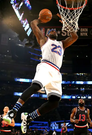 LeBron James - LeBron James shocked the world (again) when he switched teams, trading his Miami Heat jersey for hometown Cleveland Cavaliers colors. But his game hasn't slipped one bit. He's nominated for Subway Sportsman of the Year.(Photo: Elsa/Getty Images)