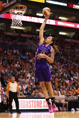 Brittney Griner - Brittney Griner led the Phoenix Mercury to a WNBA title in 2014, earning her a nomination for Subway Sportswoman of the Year.(Photo: Christian Petersen/Getty Images)&nbsp;