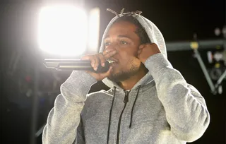 Kendrick Lamar - Just halfway into 2015, Kendrick Lamar's To Pimp A Butterfly is already a frontrunner for album of the year. The Compton lyricist is nominated for Best Male Hip Hop Artist.(Photo: Chris Weeks/Getty Images for Reebok)