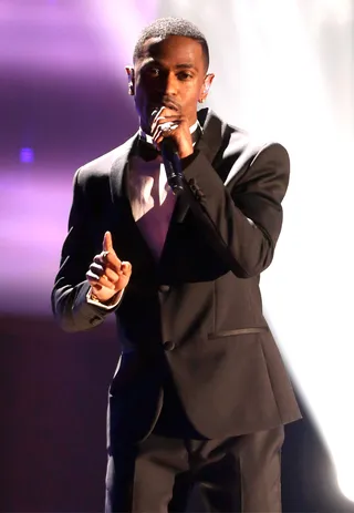 Big Sean - The third time was a charm for Big Sean, whose third studio LP&nbsp;Dark Sky Paradise is his strongest album to date. The G.O.O.D. Music vet is nominated for Best Male Hip Hop Artist.&nbsp;(Photo: Frederick M. Brown/Getty Images)