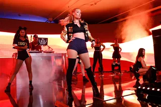 Iggy Azalea - Iggy Azalea is the leggy Australian behind "Fancy," one of the biggest singles of 2014. She's nominated for Best Female Hip Hop Artist.&nbsp;(Photo: Rick Kern/Getty Images for Samsung)