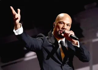 Common - Common put on for his city with the Chicago dedication LP Nobody's Smiling&nbsp;and provided Selma with powerful theme music via &quot;Glory.&quot; He's nominated for Best Male Hip Hop Artist.(Photo: Kevin Winter/Getty Images)