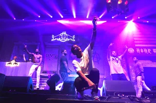 A$AP Rocky - A$AP Rocky has one of the most anticipated rap albums of the year on the way (A.L.L.A.) and A$AP Ferg&nbsp;is already a star in his own right. It seems like nothing can stop the locomotive momentum of A$AP Mob, which has been nominated for Best Group.(Photo: Nicky J Sims/Getty Images for Red Bull)