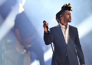 The Weeknd - The Weeknd graduated to the next level after dropping his hit single "Earned It," for the Fifty Shades of Grey soundtrack and "Love Me Harder," his frisky duet with Ariana Grande. He's nominated for Best R&amp;B/Pop Artist.(Photo: Sonia Recchia/Getty Images)