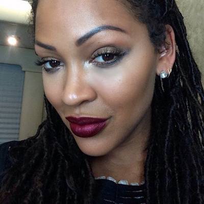 Meagan Good @meagangood - The actress's makeup is on point. We want the deets on this lippie, stat!(Photo: Meagan Good via Instagram)