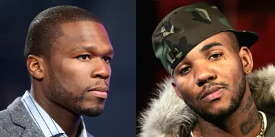 September 2011 - 50 Cent calls the Game’s latest Twitter diss “desperate.”(Photos from left: Scott Gries/Getty Images, Peter Kramer/Getty Images)&nbsp;