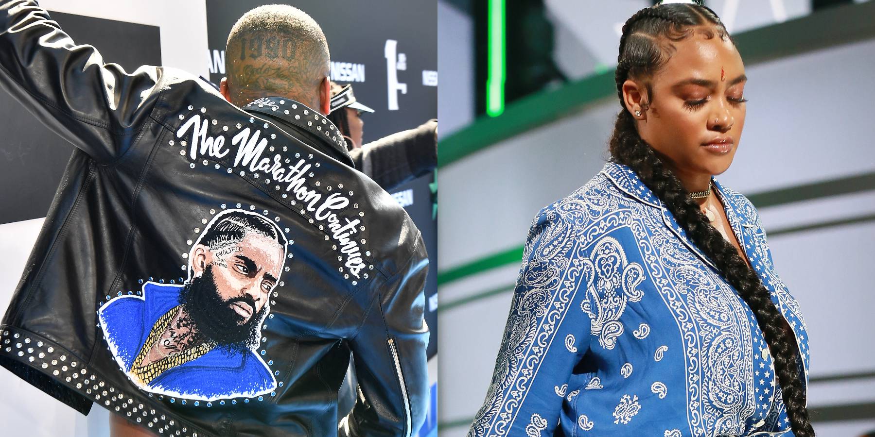 YG And Nipsey Hussle's Sister, Samantha Smith, Wore Nipsey Tribute Outfits  At The 2019 BET Awards, News