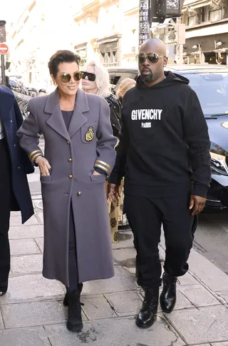 Mama K - Kris Jenner and boyfriend Corey Gamble seen leaving Colette on avenue Montaigne in Paris.&nbsp; (Photo: PacificCoastNews)