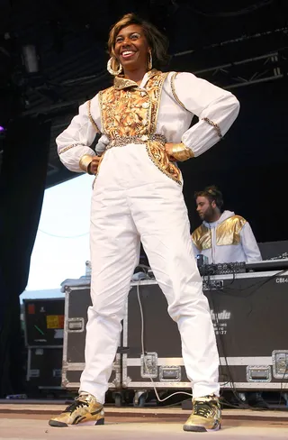 International Superstar Santigold is on 106 &amp; Park Tonight! - Santigold released her album Master of My Make-Believe yesterday and she's dropping by 106 today to share her excitement with the livest audience tonight.Don't miss a minute at 6P/5C!(Photo: Kristian Dowling/Getty Images)