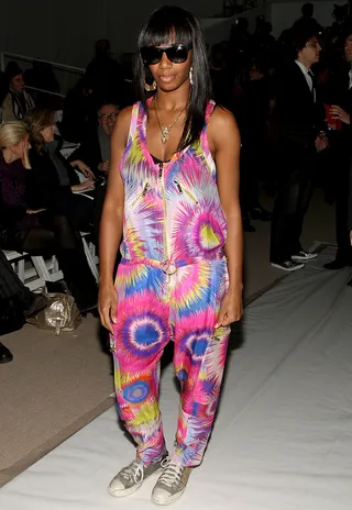Shining Brighter Than The Sun - Like Skittles, Santigold is like a rainbow! Love this look.(Photo: Bryan Bedder/Getty Images)