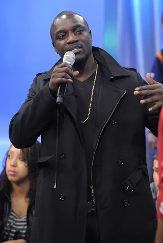 I Told Ya - Akon at 106 &amp; Park, April 30, 2012.&nbsp; (Photo: John Ricard / BET)