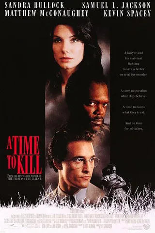 A Time to Kill (1996) - In this adaptation of a John Grisham novel, Jackson was a father on trial for killing two white supremacists&nbsp;fingered for raping and beating his 10-year-old daughter. Of course, the film's famous line is delivered by Jackson, who screams in court: "Yes, they deserve to die! And I hope they burn in hell!"(Photo: Courtesy Warner Bros. Pictures)