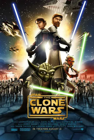 Star Wars: The Clone Wars (2008) - Jackson lent his voice—playing Mace Windu—to this animated Star Wars tale about heroic Jedi Knights struggling to maintain order and restore peace as the Clone Wars sweep through the galaxy.(Photo: Courtesy Lucasfilm)