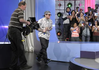 Step Right Up - Mac Miller takes the stage at 106 &amp; Park, April 26, 2012. (Photo: John Ricard / BET)