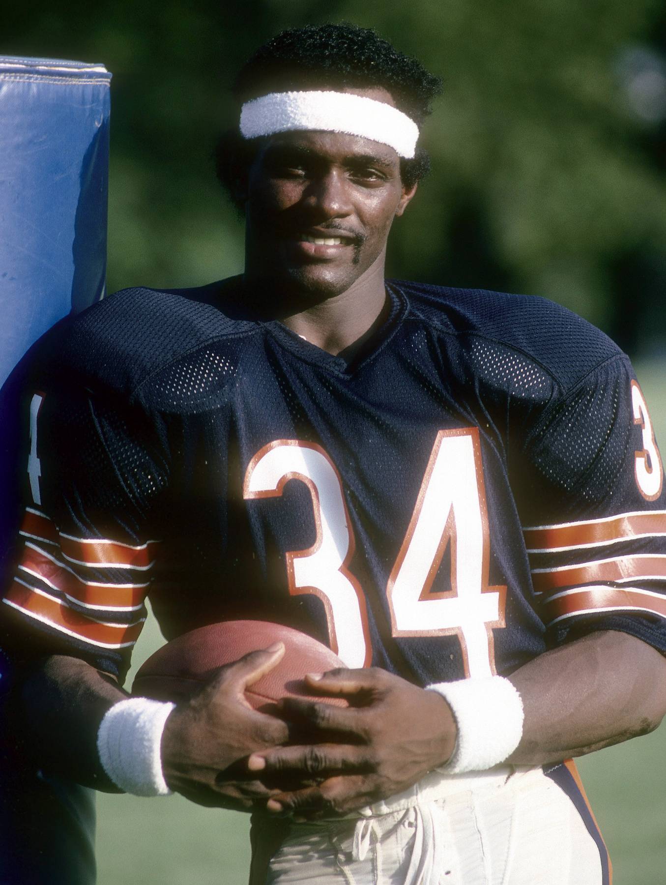 Walter Payton Uniform and bust - Picture of Pro Football Hall of