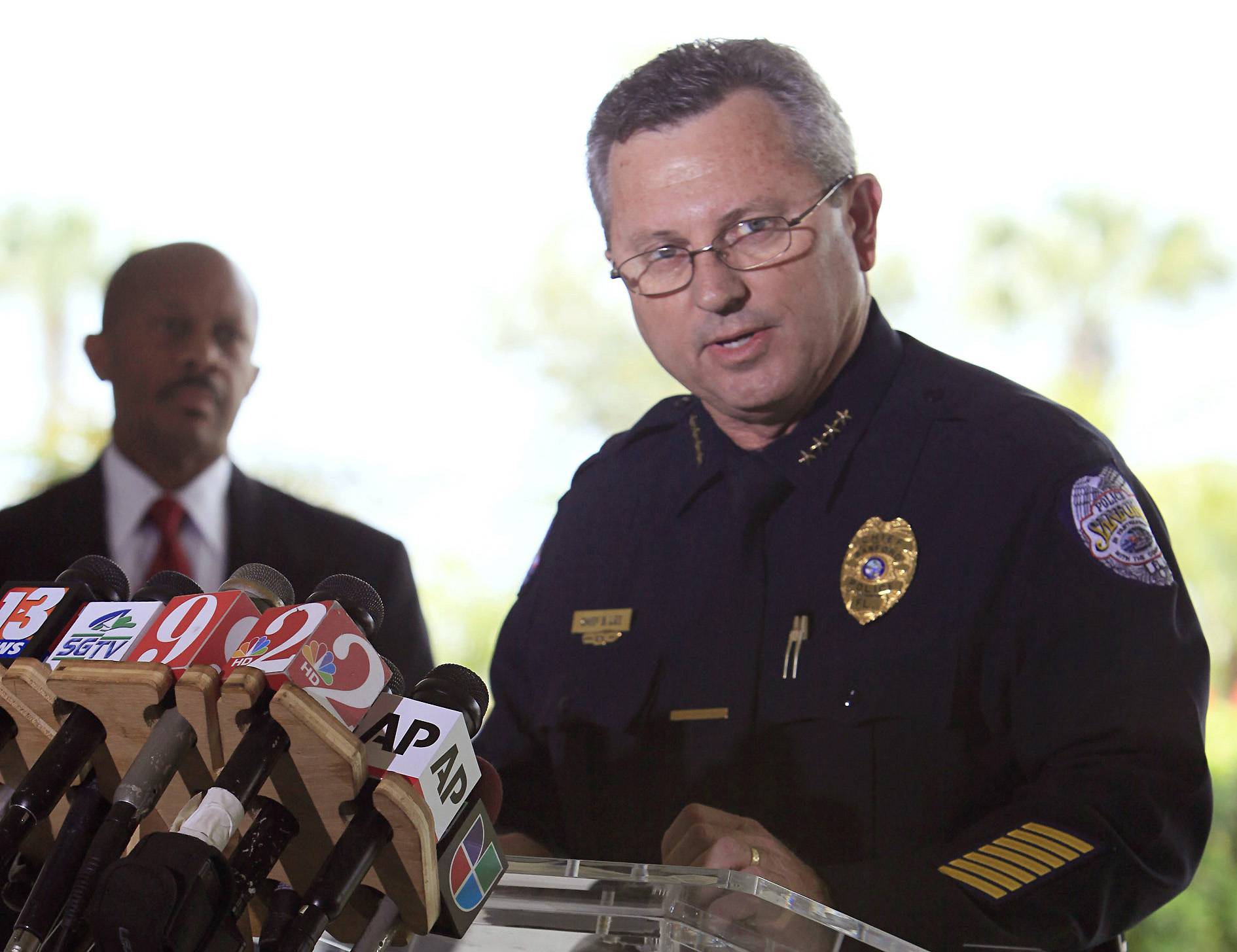 Sanford Police Chief Fired&nbsp; - Sanford Police Chief Bill Lee was fired last Wednesday after coming under fire for months for the department's failure to arrest George Zimmerman after he shot 17-year-old Trayvon Martin. Lee attempted to resign in April, but city commissioners voted to block his petition. (Photo: AP Photo/Julie Fletcher, File)