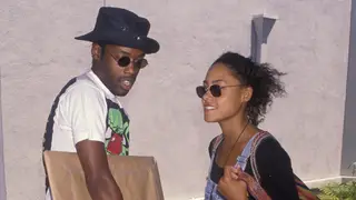 Kadeem Hardison and Cree Summer sighted on July 28, 1990 at Los Angeles International Airport in Los Angeles, California. 