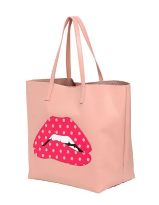 Red Valentino Large Mouth Applique Leather Tot Bag ($651) - This bold leather tote will help you say everything about your fashion sense without saying a word.&nbsp;(Photo: Red Valentino)