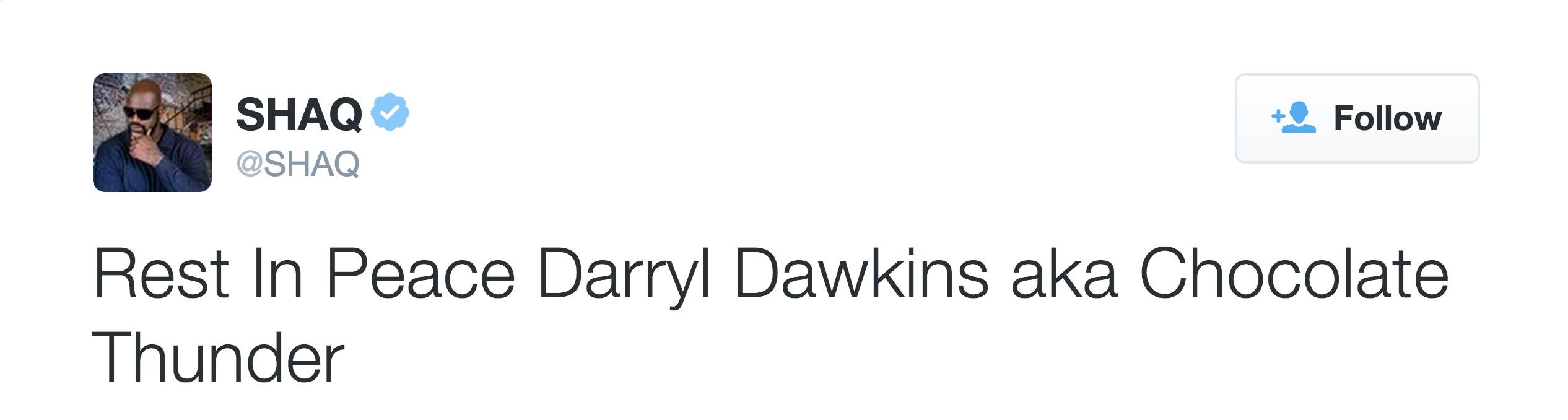 Ex-NBA star Darryl Dawkins, aka 'Chocolate Thunder' has died